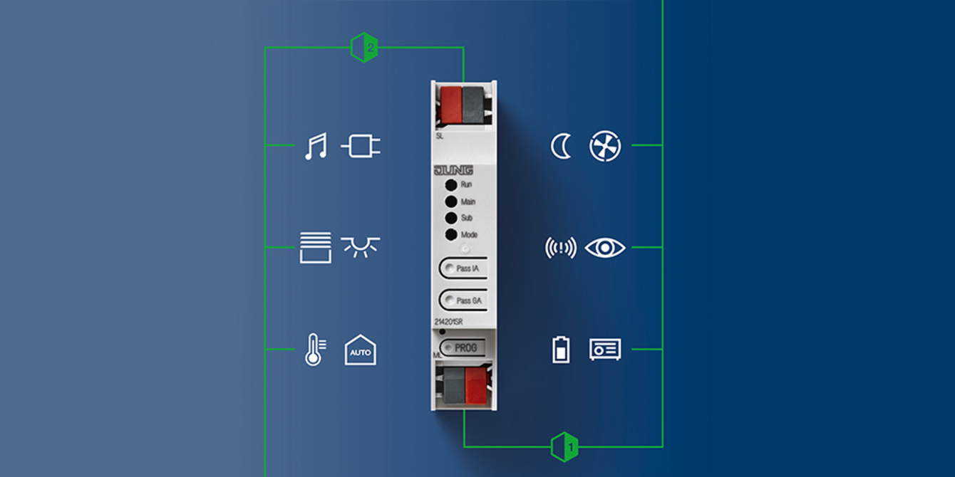 KNX Bereichs- und Linienkoppler bei Elektrotechnik Härning GmbH & Co. KG in Weiherhammer